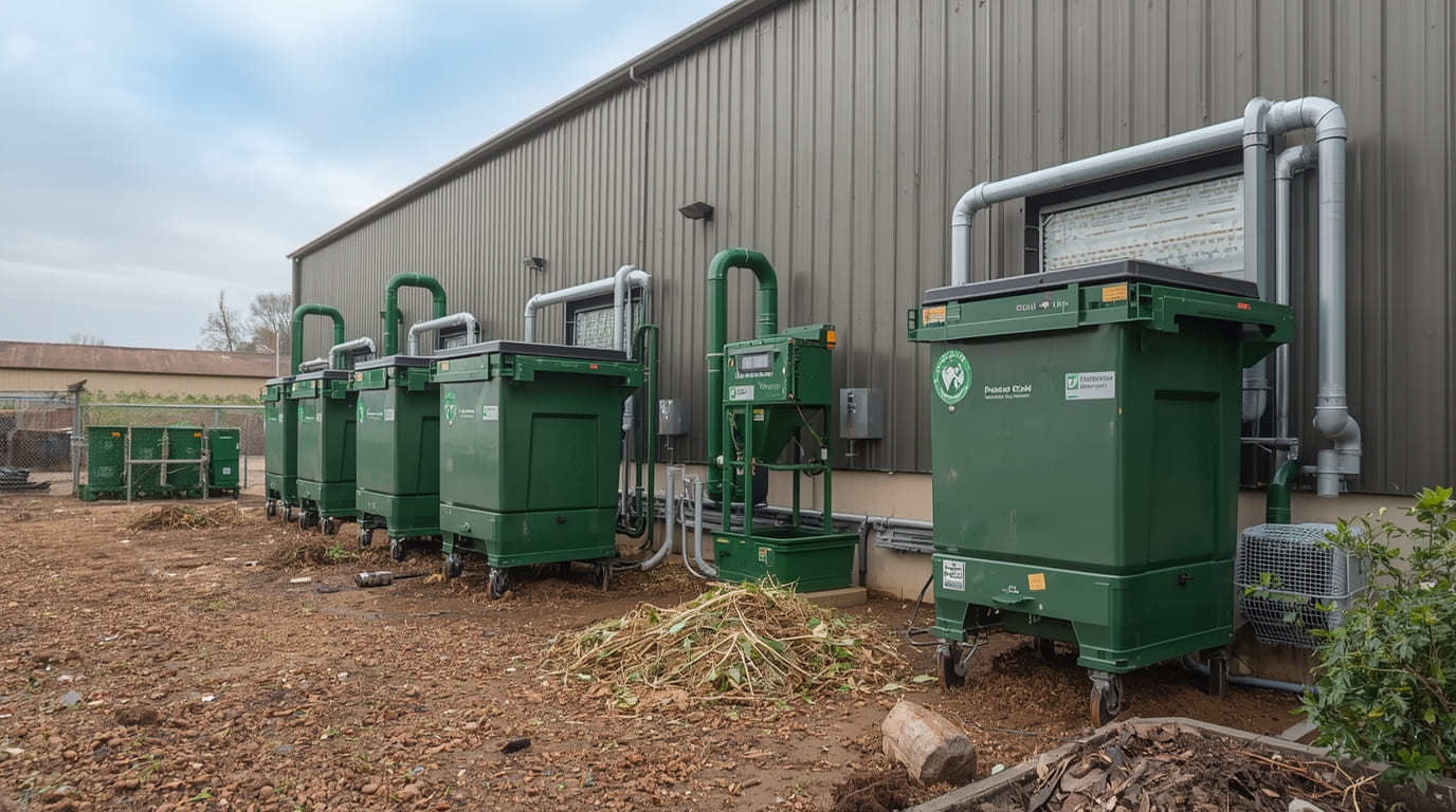 Commercial composting solutions by Glixuoxonar