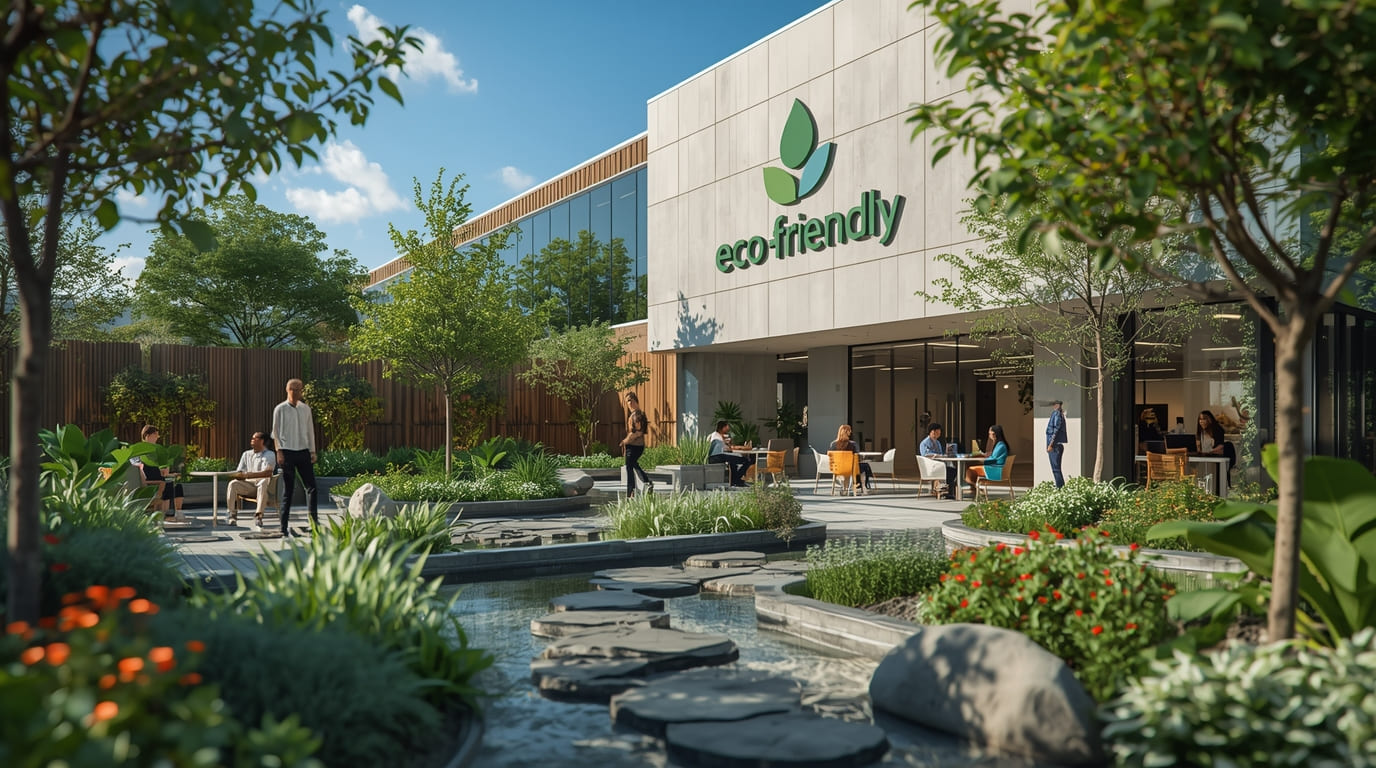 Commercial landscape design by Glixuoxonar