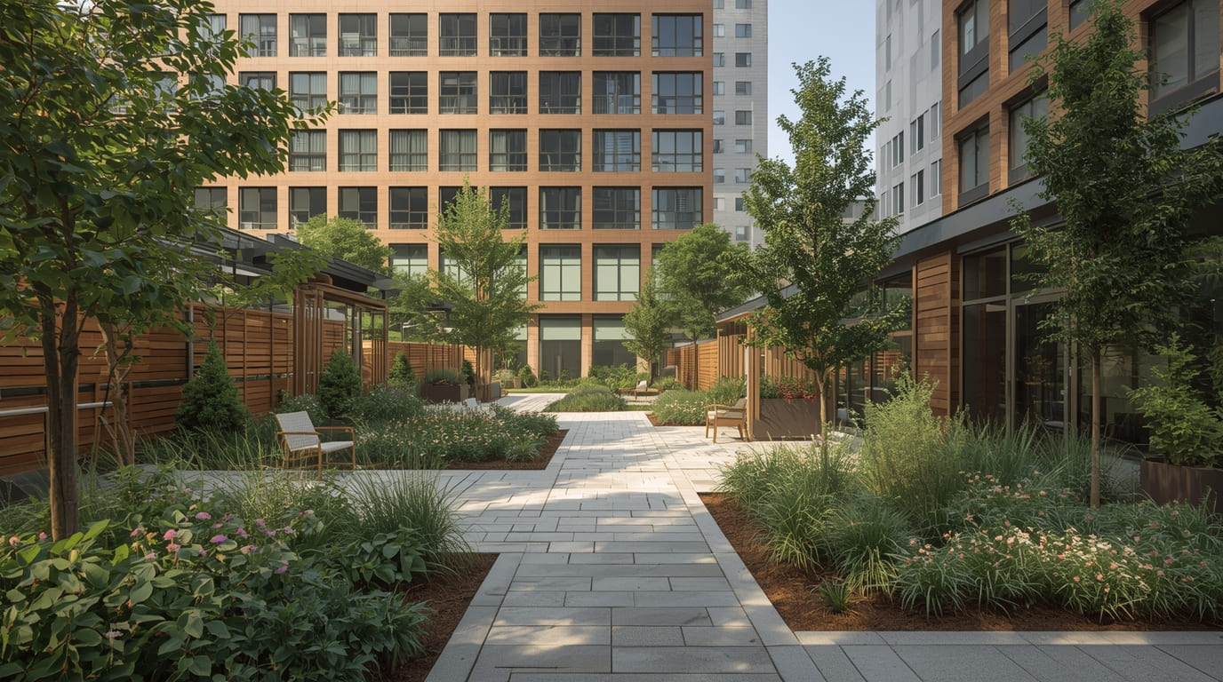 Urban landscaping design by Glixuoxonar